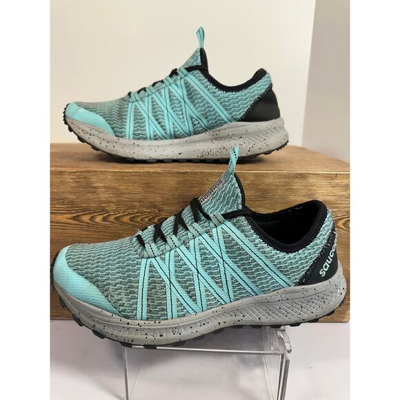 Saucony Versafoam Shift Running Sneakers Womens SZ 9 Blue Mesh Athletic - Picture 1 of 9